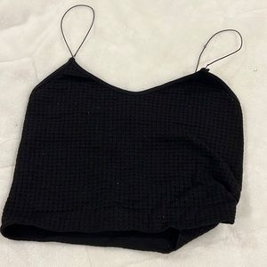blue spero black tank small (SIMILAR TO FREE PEOPLE)